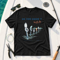 Toilet Cut design on a Black Gildan 64000 T-Shirt